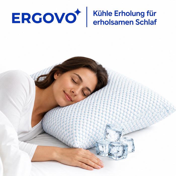 Ergovo Premium Memory-Foam Kissen höhenverstellbar ergonomisch