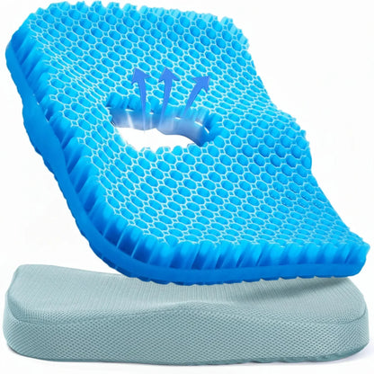 Ergovo Gel-Sitzkissen Wabenstruktur atmungsaktiv Detail