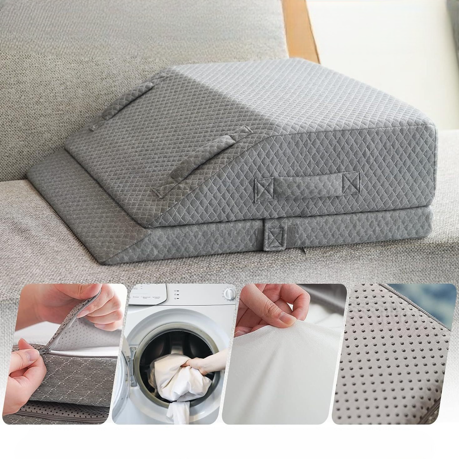 Ergovo Elevation Kissen Detail Memory Foam Bezug