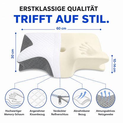Ergovo Deepsleep Qualität viskoelastischer Memory Foam Nahaufnahme