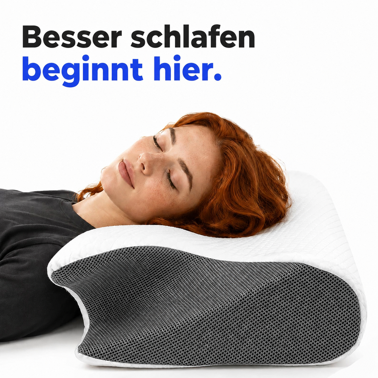 Ergovo Deepsleep Kissen erholsamer Schlaf Nackenstützung