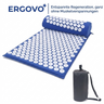 Ergovo Akupressurmatte und Kissen Set Nagelmatte Entspannung