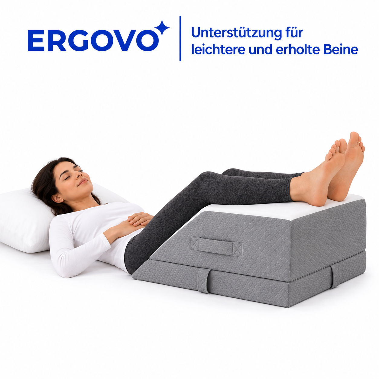 Ergovo Elevation Beinauflage verstellbar Memory Foam