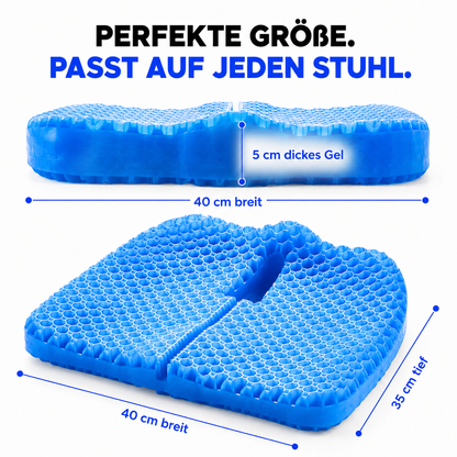 Ergovo Premium Ergonomisches Waben-Gel-Sitzkissen