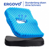 Ergovo Premium Waben-Gel-Sitzkissen ergonomisch Druckentlastung