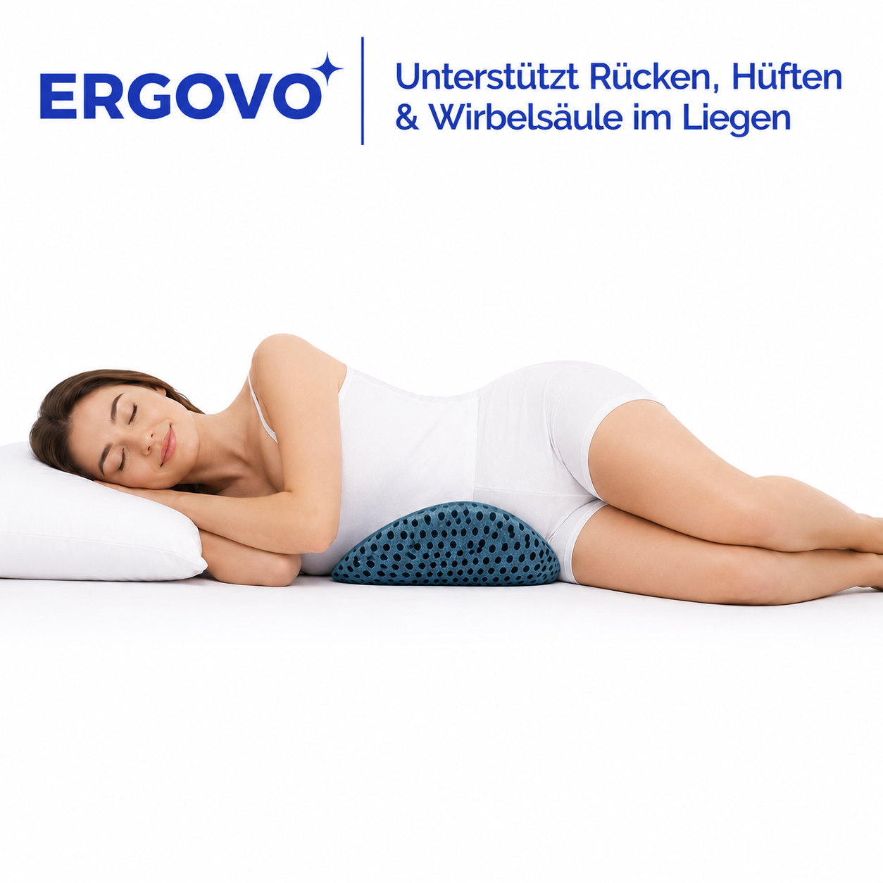 Ergovo Lendenstützkissen Lordosenstütze Memory Foam