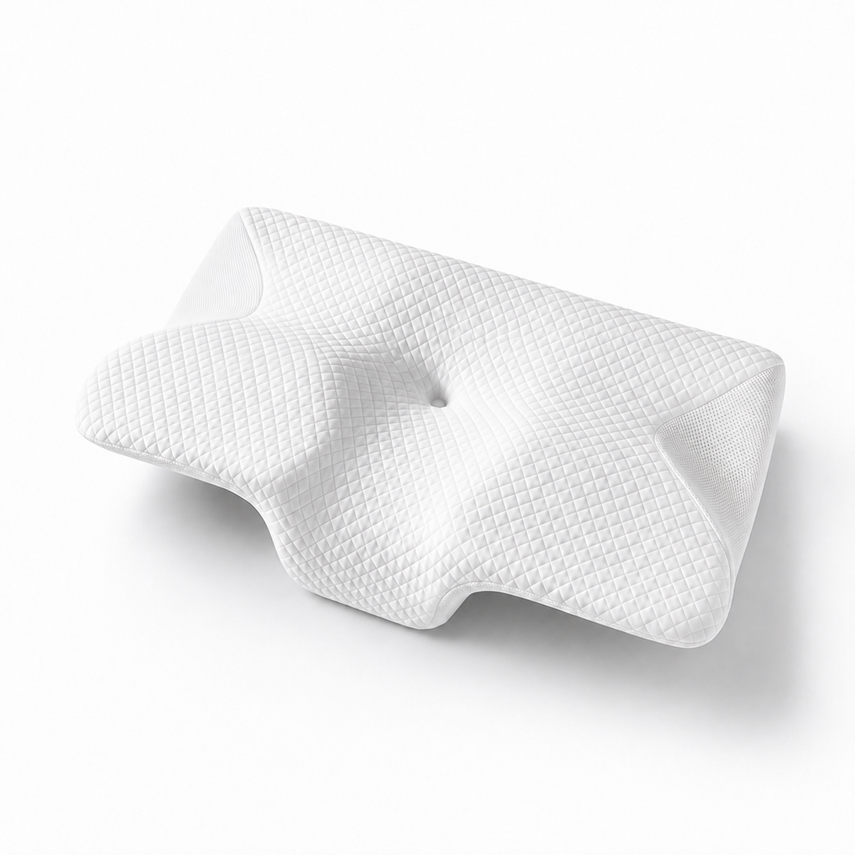 Ergovo Deepsleep Nackenstützkissen aus Memory Foam in ergonomischer Wellenform