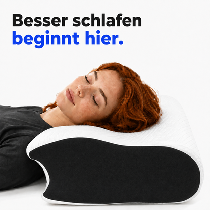 Ergovo Deepsleep ergonomisches Nackenstützkissen Memory Foam | HWS-Stütze