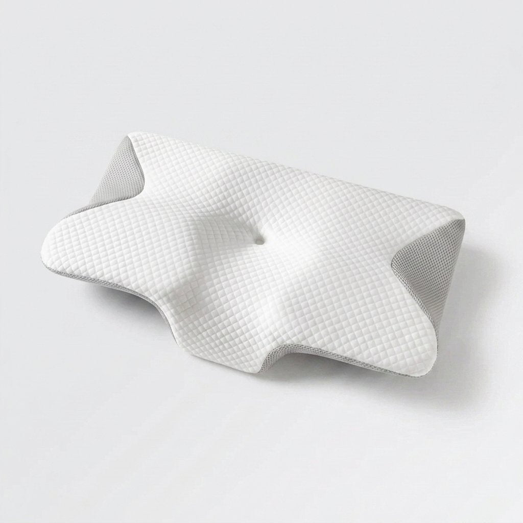 Ergovo Deepsleep ergonomisches Nackenstützkissen Memory Foam | HWS-Stütze gegen Nackenschmerzen